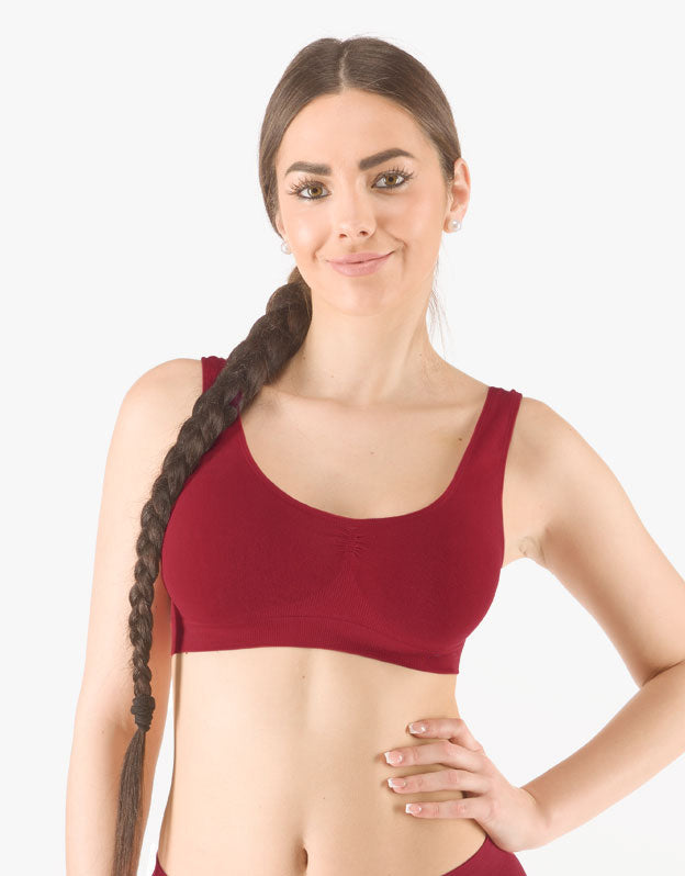 Wide Strap Bamboo Bra