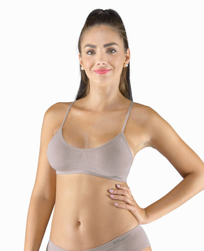 Thin Strap Bamboo Bra