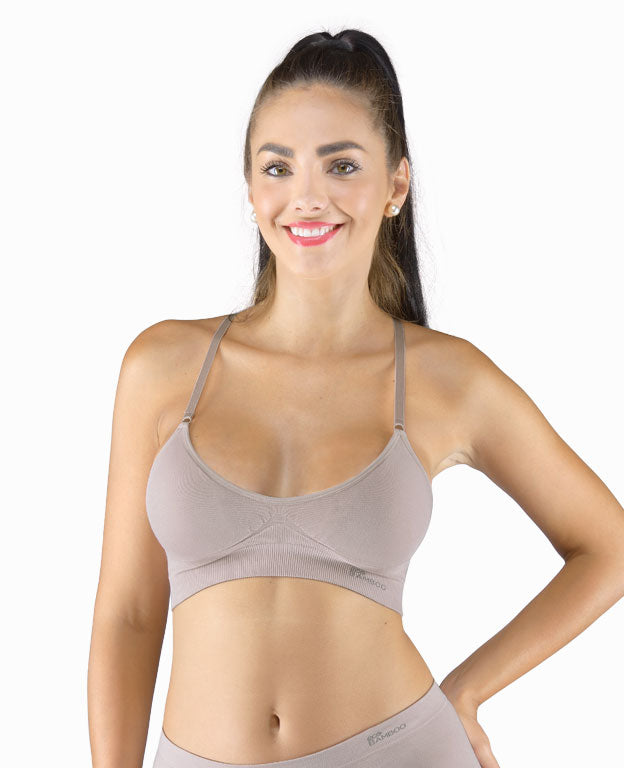 Padded Bamboo Bra with adjustable straps