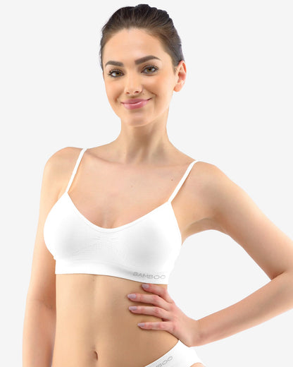 Thin Strap Bamboo Bra