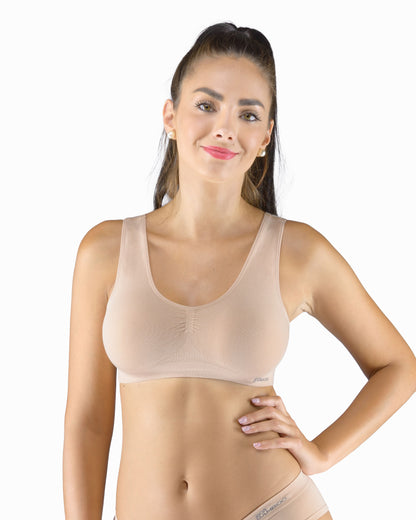 Wide Strap Bamboo Bra