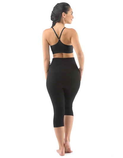 High Waist Capri Bamboo Leggings