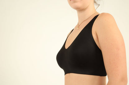 TENCEL™ Bra with adjustable straps - black