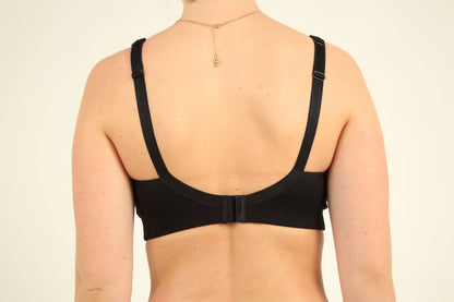 TENCEL™ Bra with adjustable straps - black