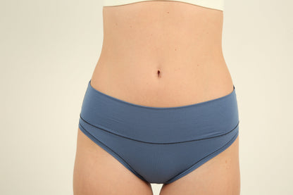 TENCEL™ Wide Waist Briefs - blue