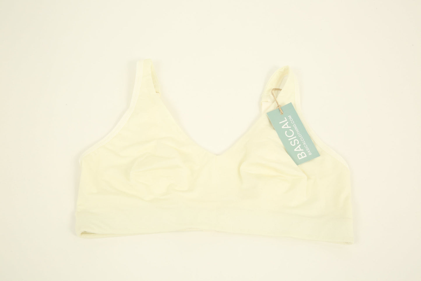 TENCEL™ Bra with adjustable straps - Vanilla