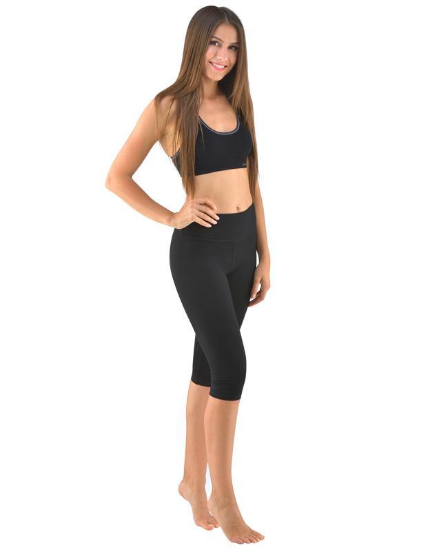 Capri Gym Leggings - Meta Bamboo